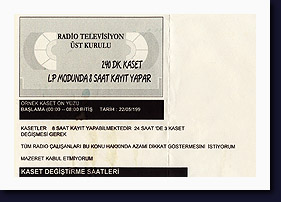 Panasonic kayıt cihazı kullanma emri